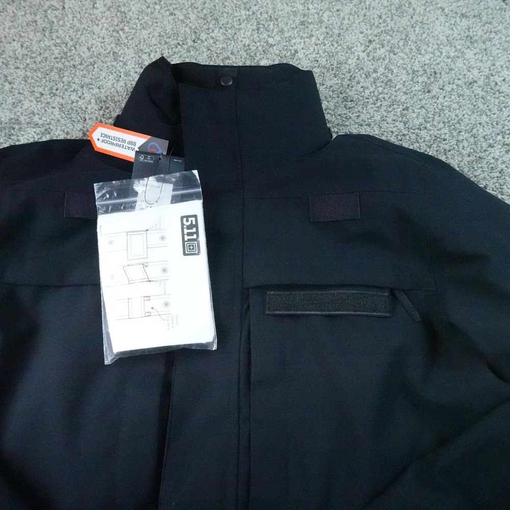 NEW 5.11 Tactical Jacket Mens S Blue Waterproof 3 In 1 Parka 2.0 Coat Rain Shell
